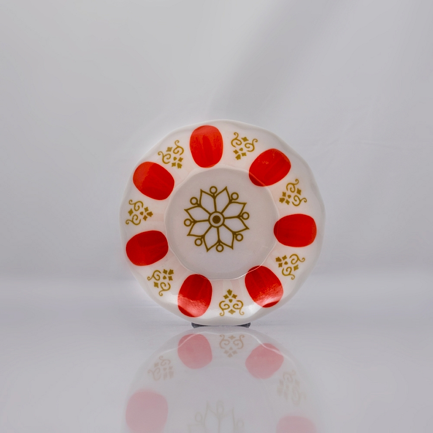 Çay Tabağı Kahveci Desen