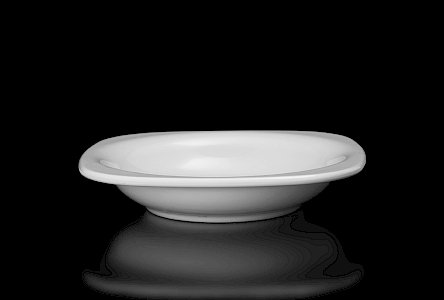 Kenarlı Kare Çukur Tabak