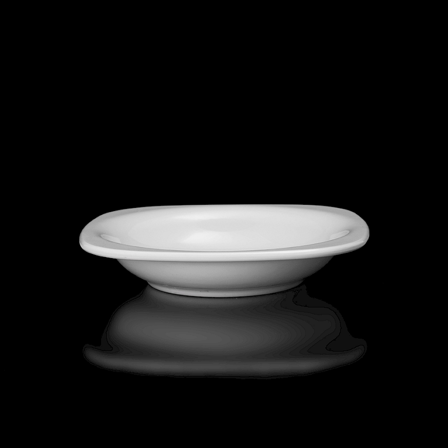 Kenarlı Kare Çukur Tabak