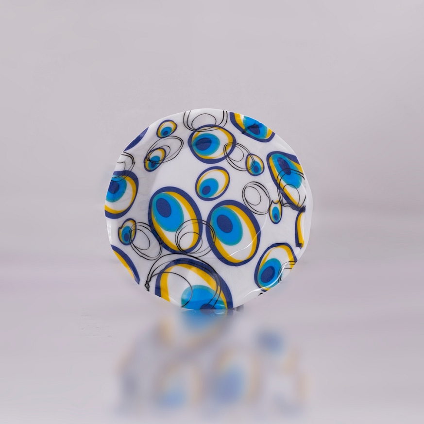 Çay Tabağı Zemin Desen