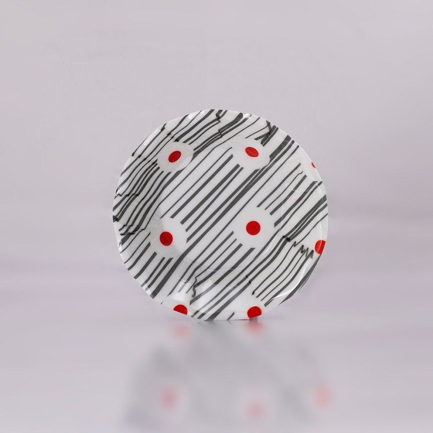 Çay Tabağı Zemin Desen