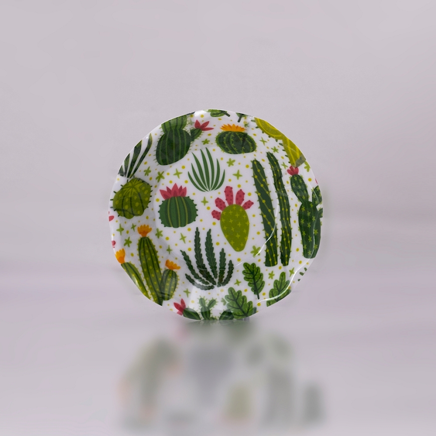 Çay Tabağı Zemin Desen