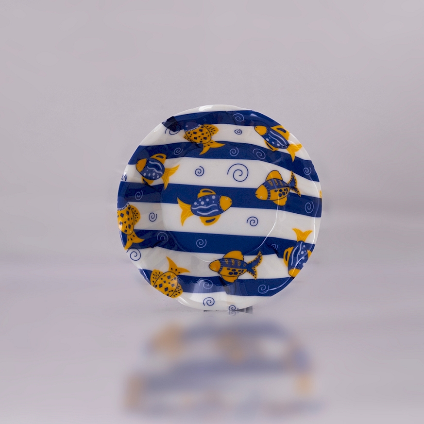 Çay Tabağı Zemin Desen