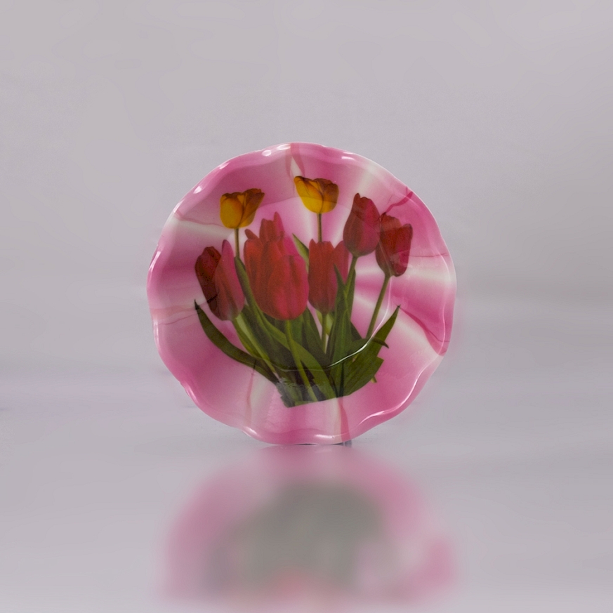 Çay Tabağı Zemin Desen