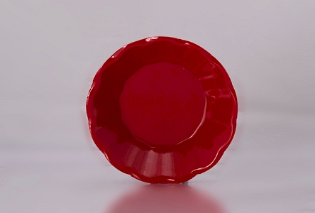 Çay Tabağı Renkli Doku