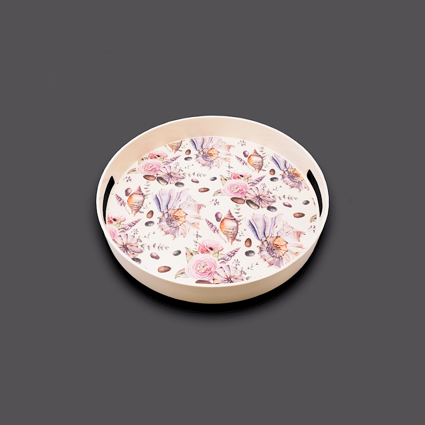 2 No Yuvarlak Mercan Tepsi